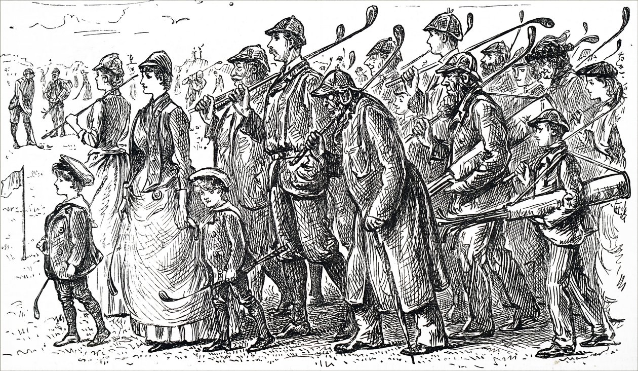 La creciente popularidad del golf de George du Maurier