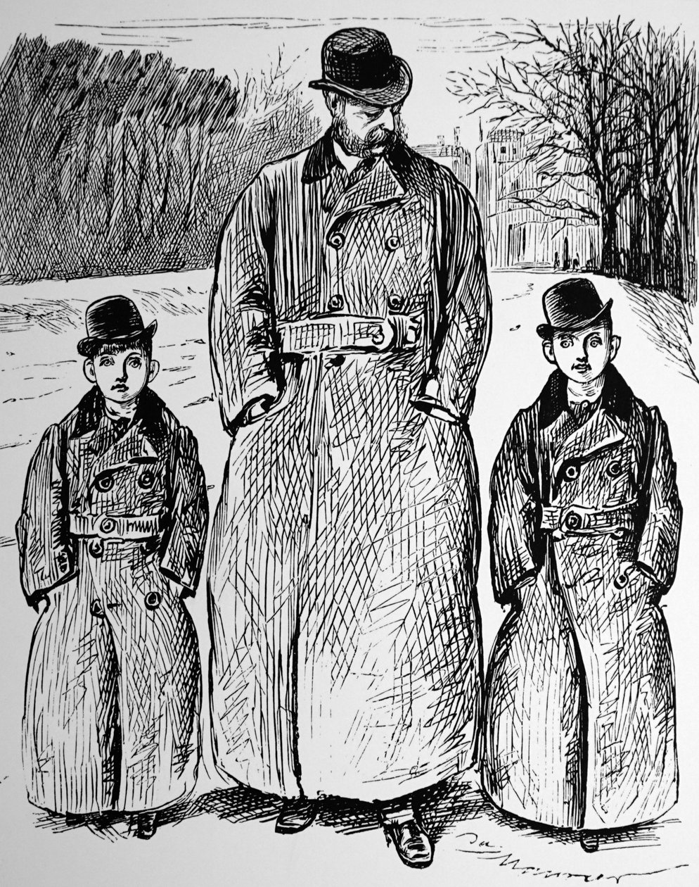 El telegrama de un chelín de George du Maurier