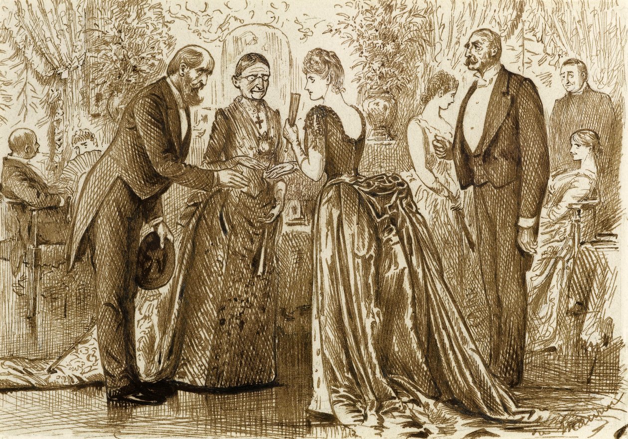 Cosas que Uno Desearía Haber Expresado de Otra Manera, c.1880 de George du Maurier