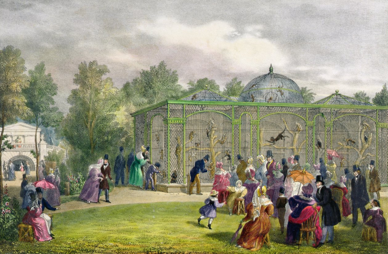 La casa de los monos en los Jardines Zoológicos, Regent