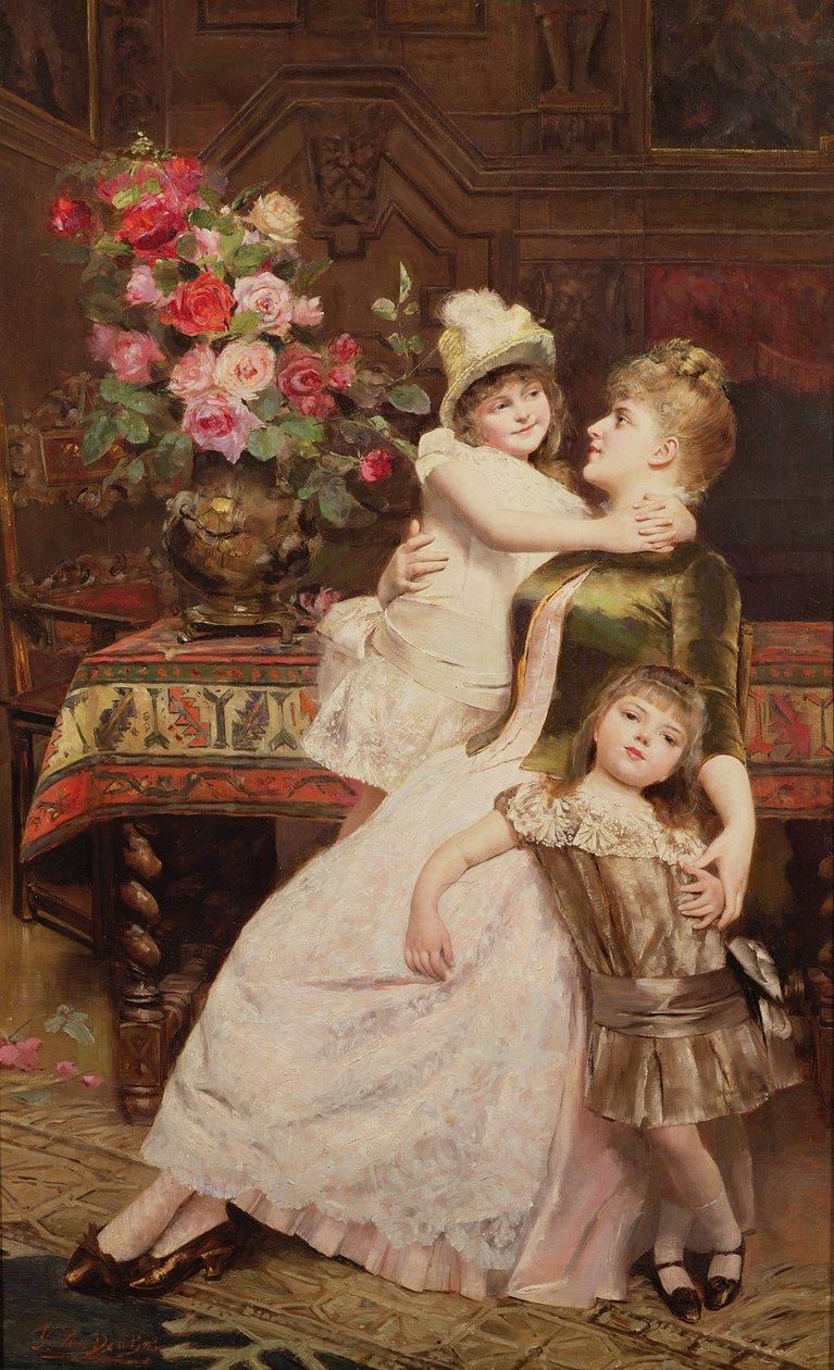 Felicidad maternal de George van den Bos