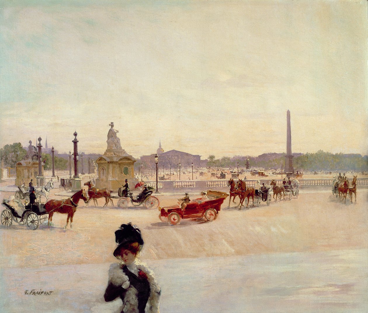 Place de la Concorde, París de Georges Fraipont