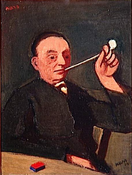 Autorretrato o el hombre con la pipa de Georges Karpeles