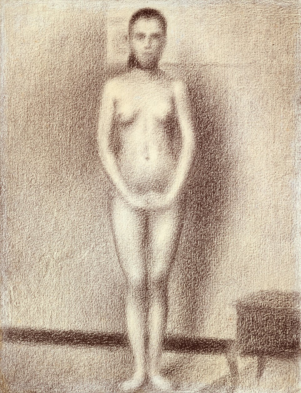 Estudio para Les Poseuses, 1886 de Georges Seurat
