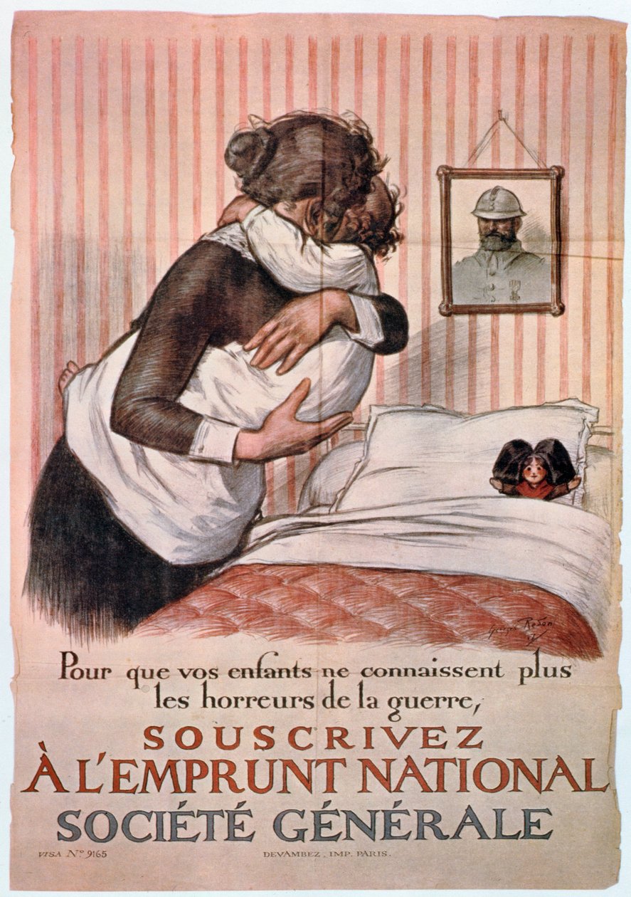 Póster para el Préstamo Nacional, 1ª Guerra Mundial, Francia de Georges Redon