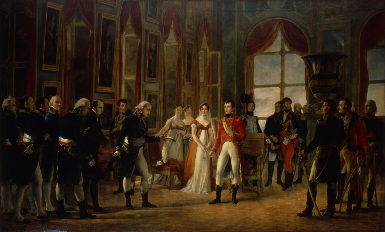 Napoleón recibiendo a los senadores y declarándose emperador, 18 de mayo de 1804 de Georges Rouget
