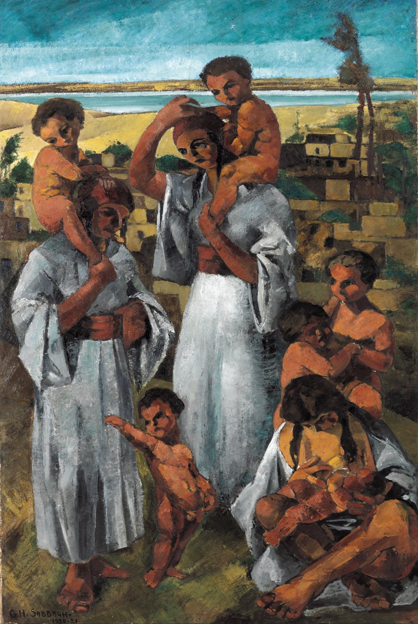 Maternidad árabe de Georges Sabbagh