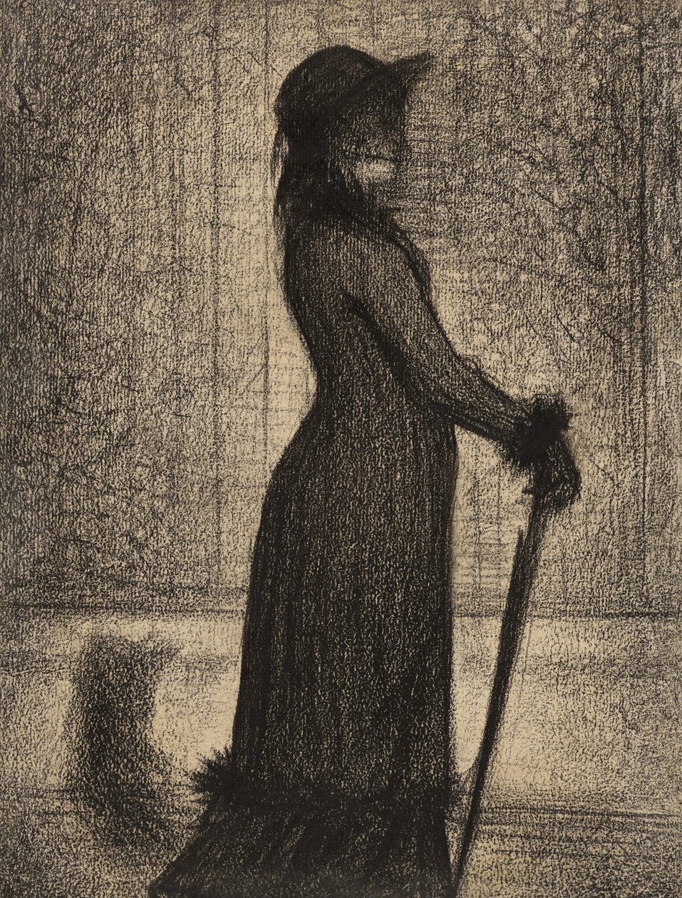 Mujer paseando (Une élégante) de Georges Seurat