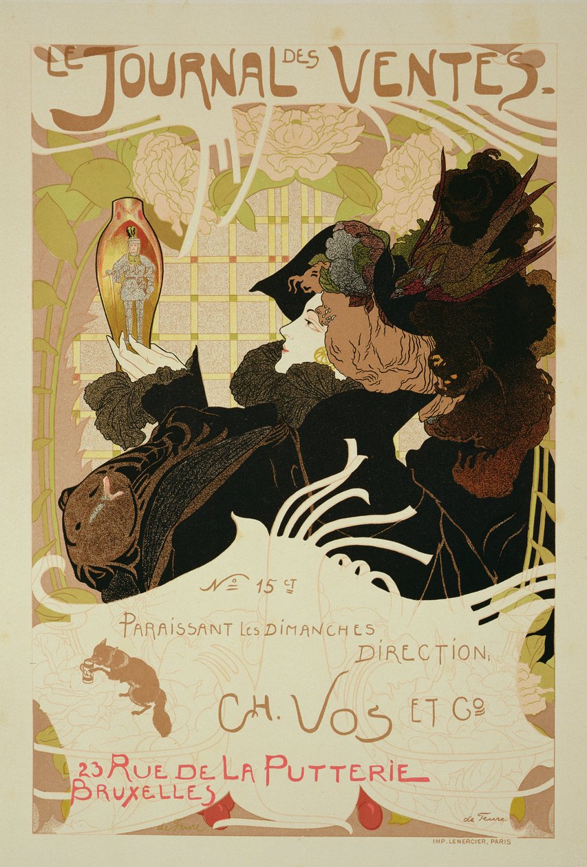 Reproducción de un cartel publicitario de 