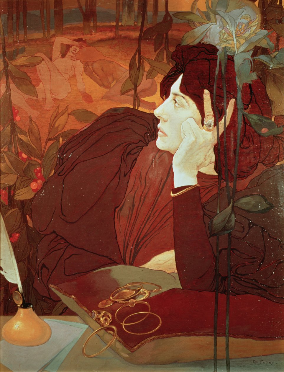 La voz del mal de Georges de Feure