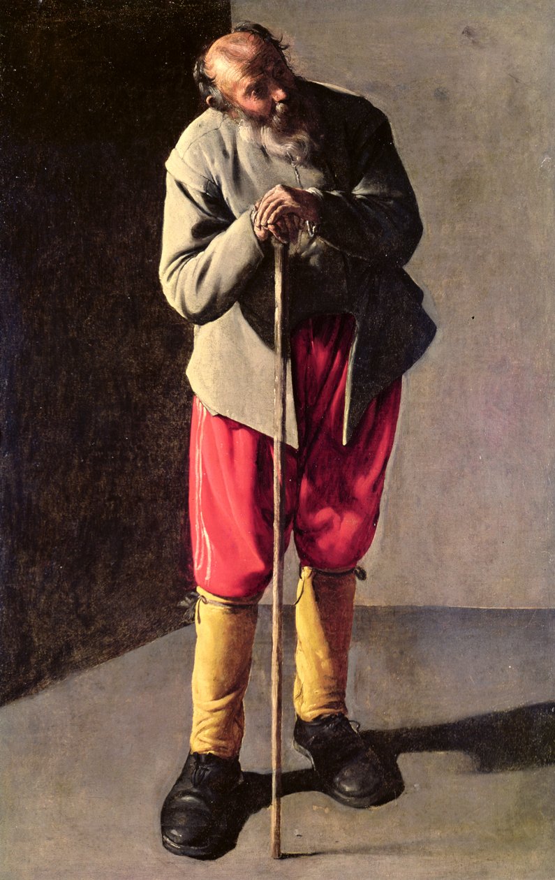Hombre viejo, c.1618-19 de Georges de La Tour