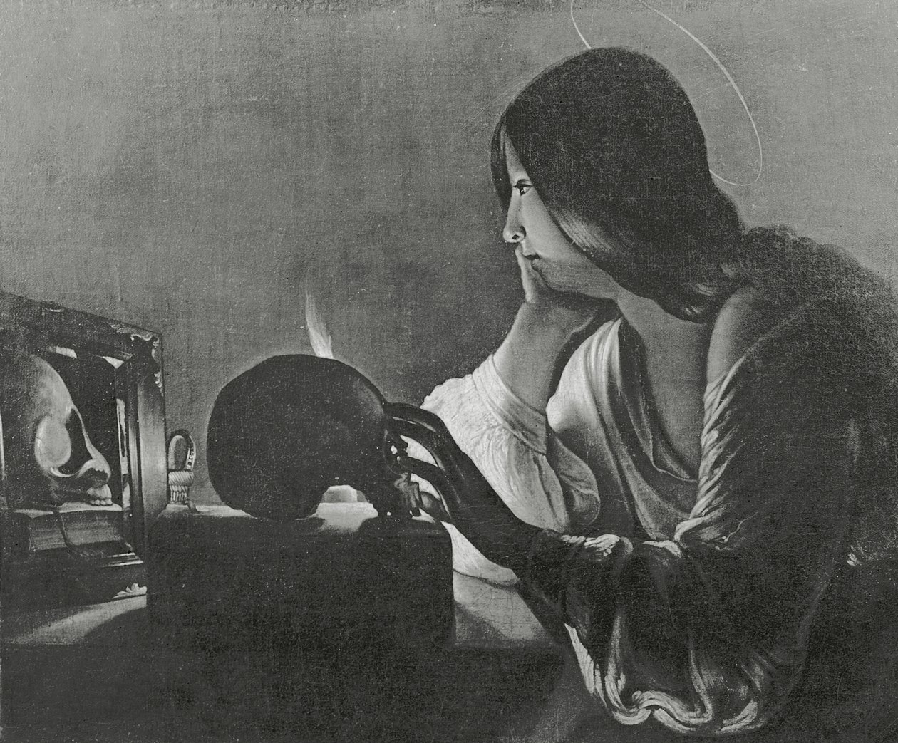 La Magdalena con el espejo de Georges de La Tour