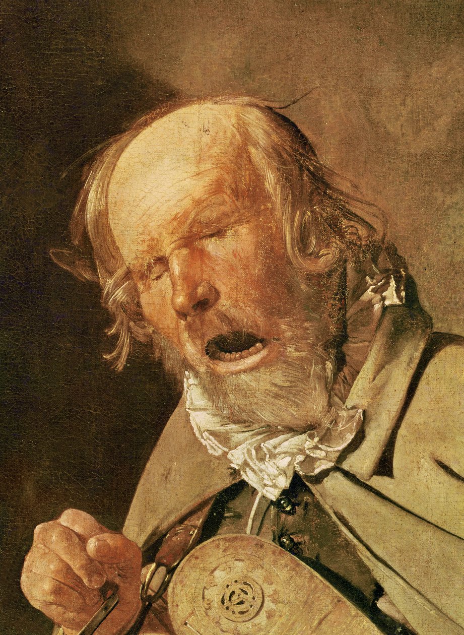 El organillero (detalle) de Georges de La Tour