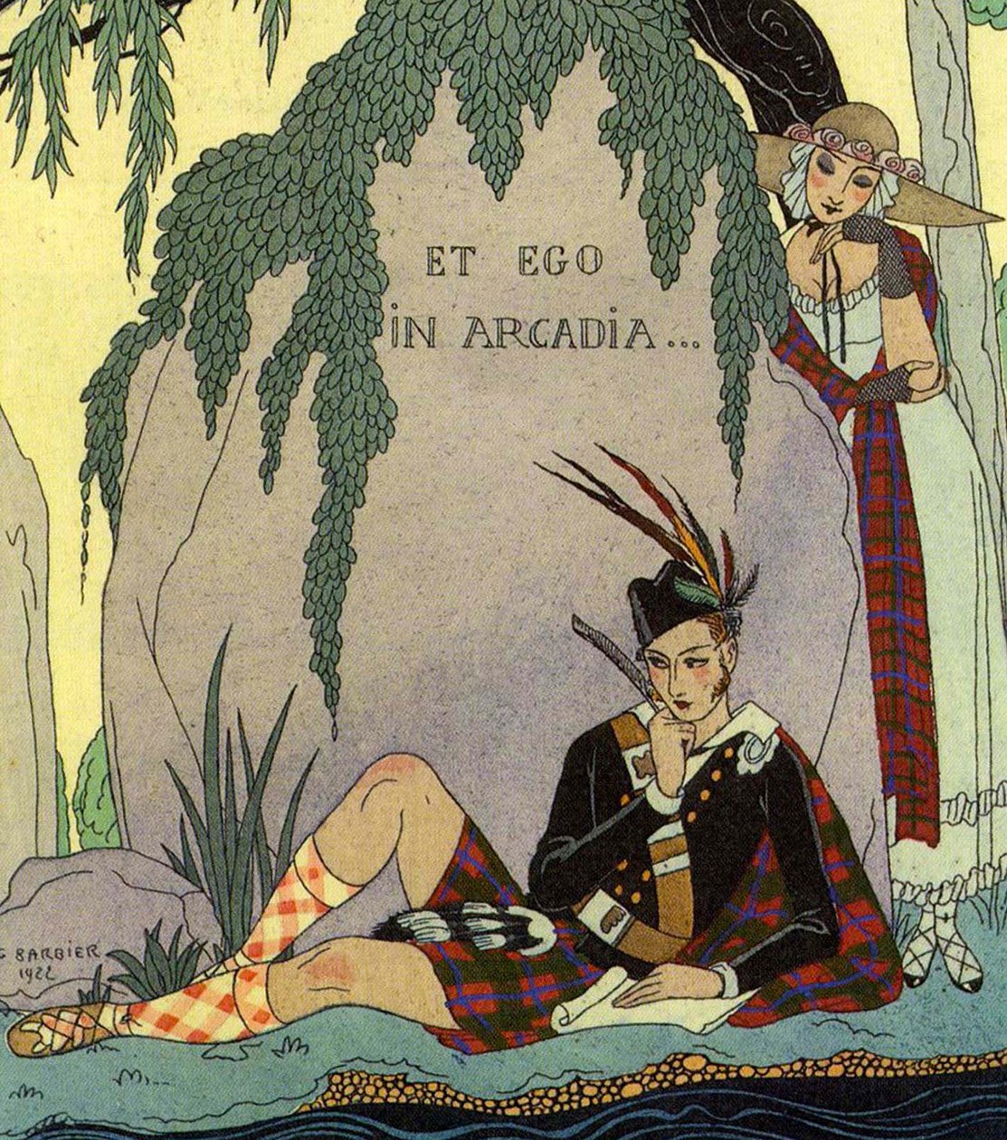 Amante de los poetas de Georges (after) Barbier