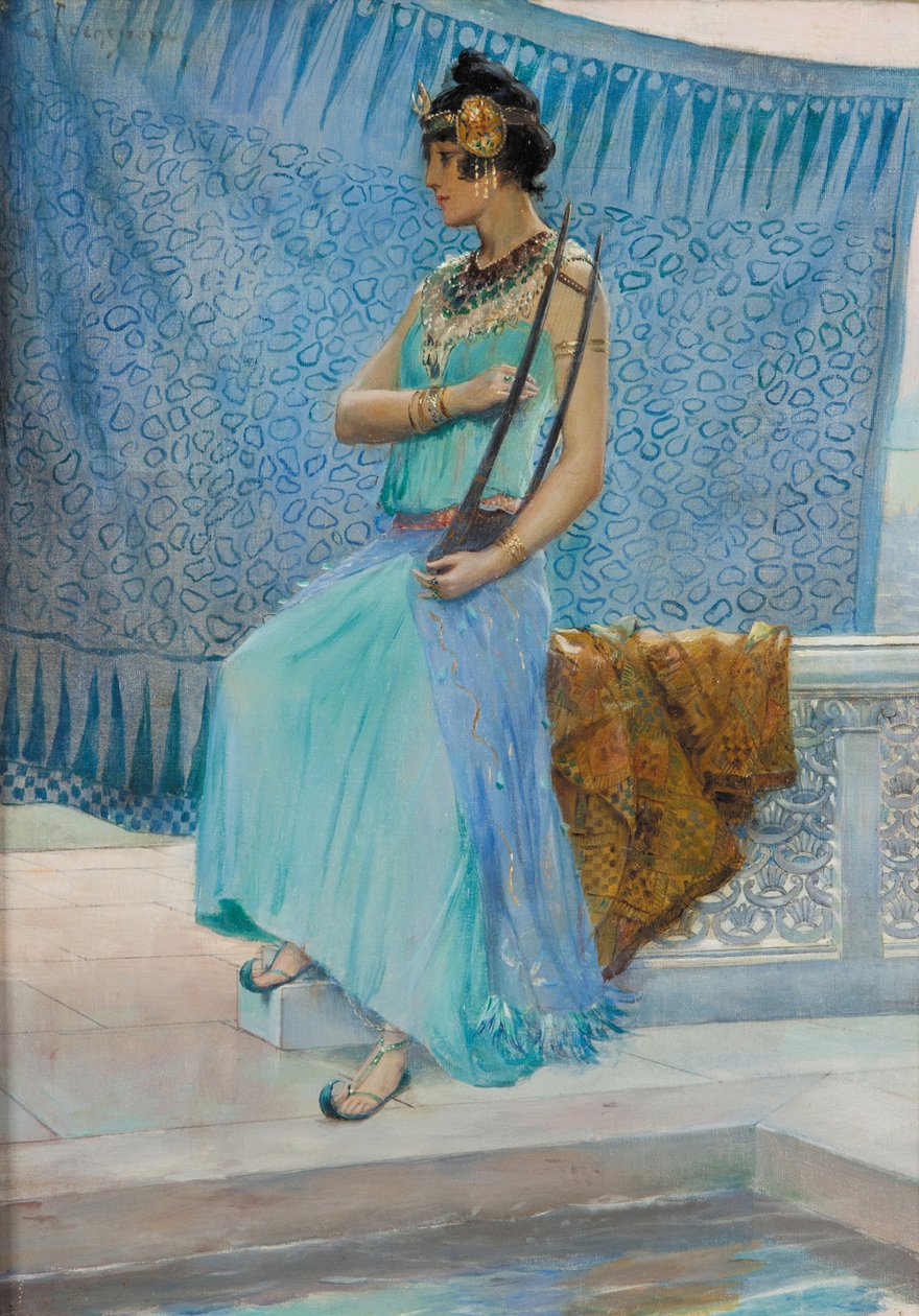 Bailarina argelina o Salambó, 1910 de Georges Antoine Rochegrosse