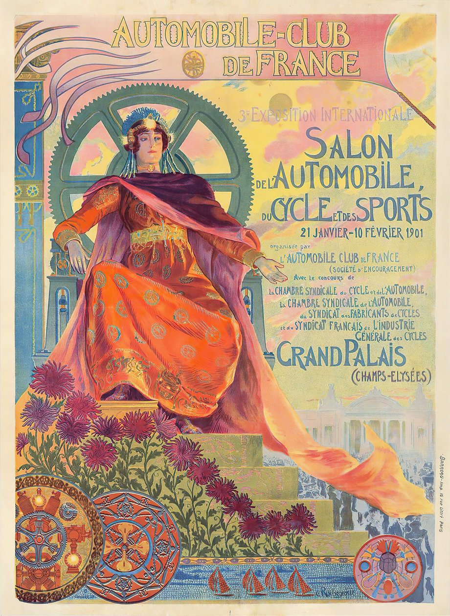 Salón del Automóvil, del ciclo y de los deportes, 25 de enero - 10 de febrero de 1901, 1901 de Georges Antoine Rochegrosse