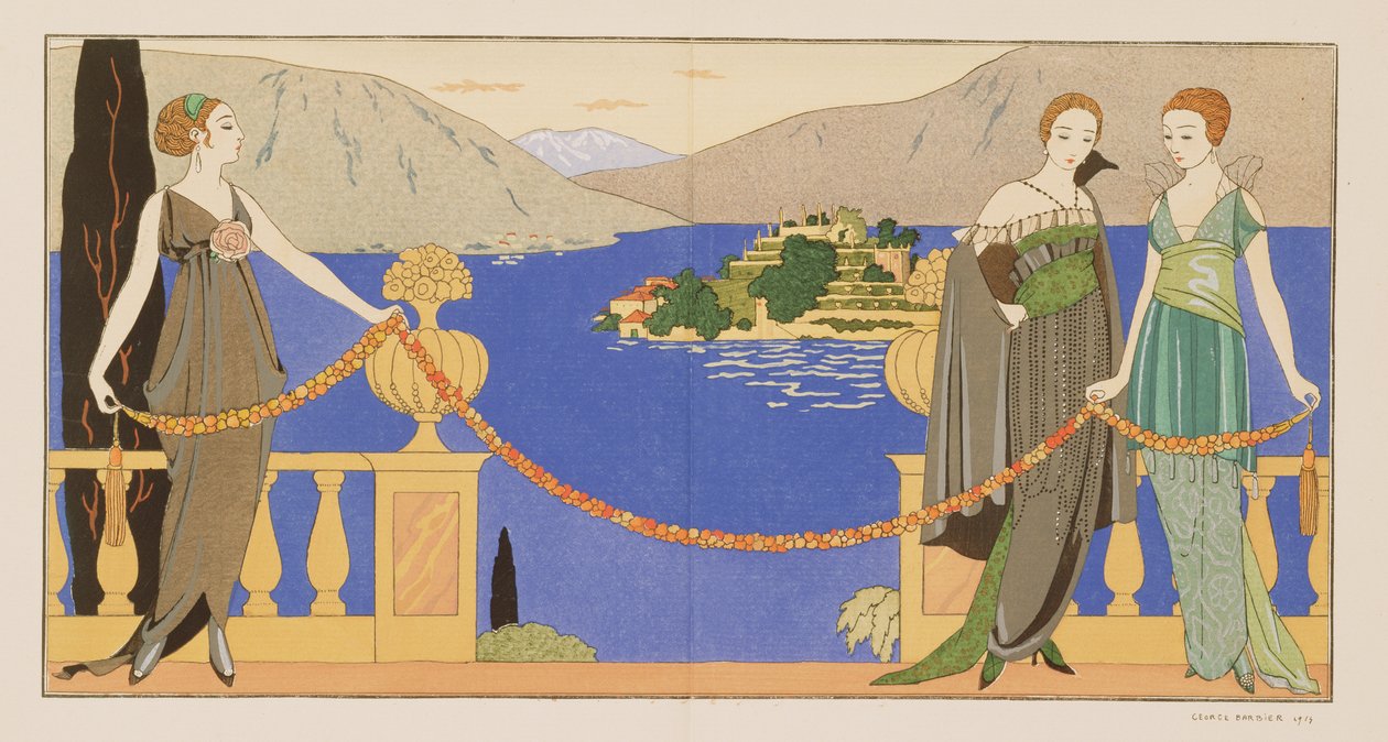 Isola Bella, vestidos de noche diseñados por Redfern, lámina 57 de 