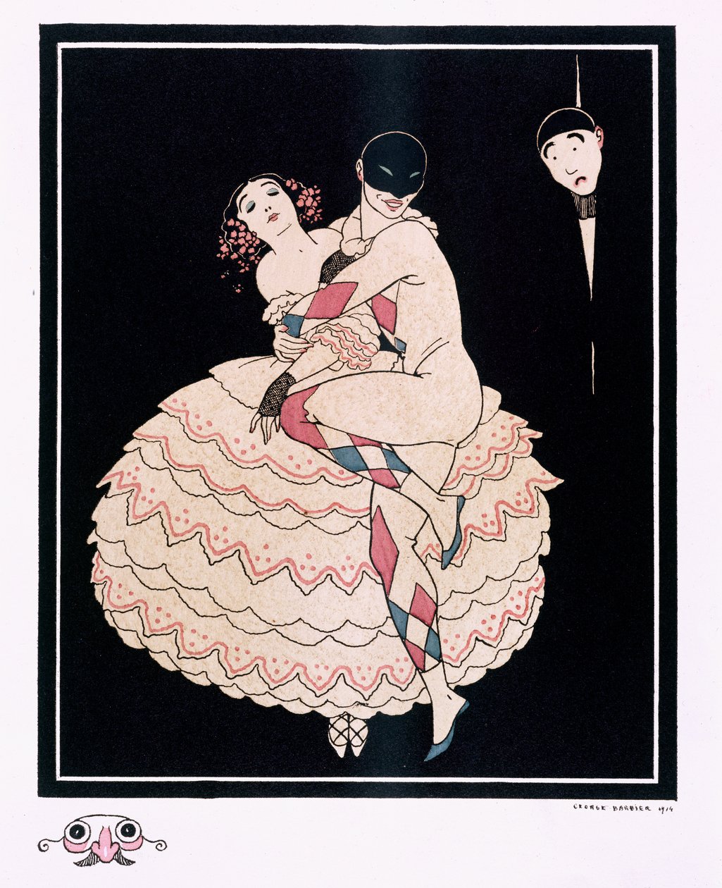 Karsavina, pub. 1914 (litografía en color) de Georges Barbier