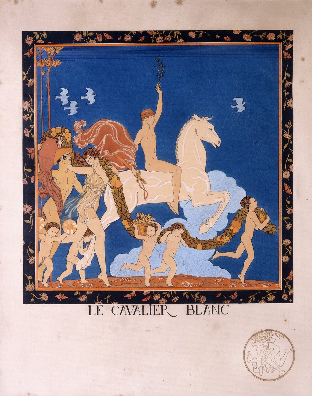 El jinete blanco de Georges Barbier
