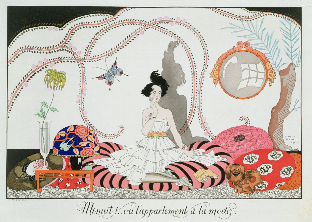 ¡Medianoche! o El apartamento de moda de Georges Barbier
