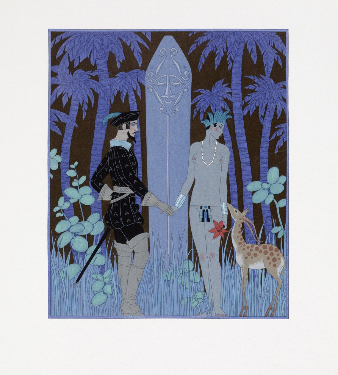 Pocahontas, Princesa de Georges Barbier