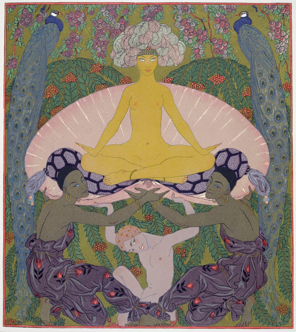 El nacimiento de Venus (tinta y W/c sobre papel) (véase 133204) de Georges Barbier