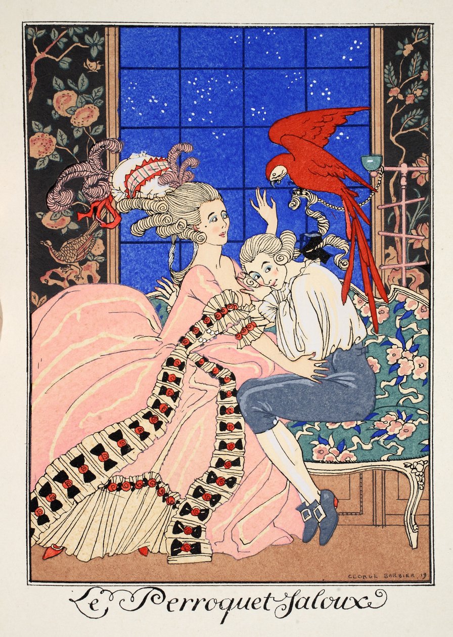 El loro celoso de Georges Barbier