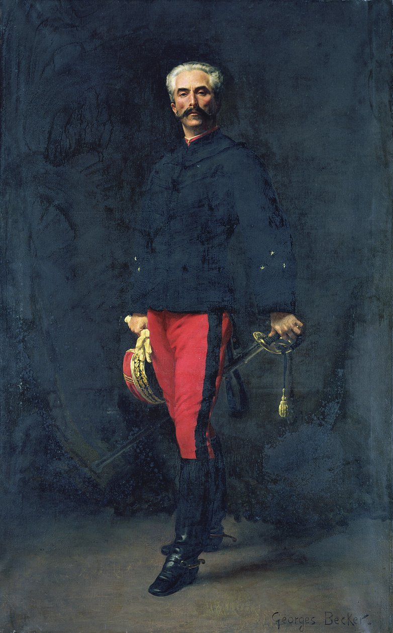 General Gaston Auguste (1830-1909) Marqués de Gallifet de Georges Becker