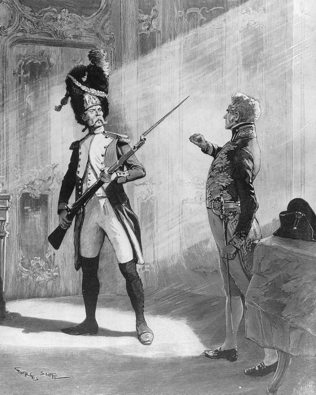 Flambeau y Klemens von Metternich, ilustración para la obra "L