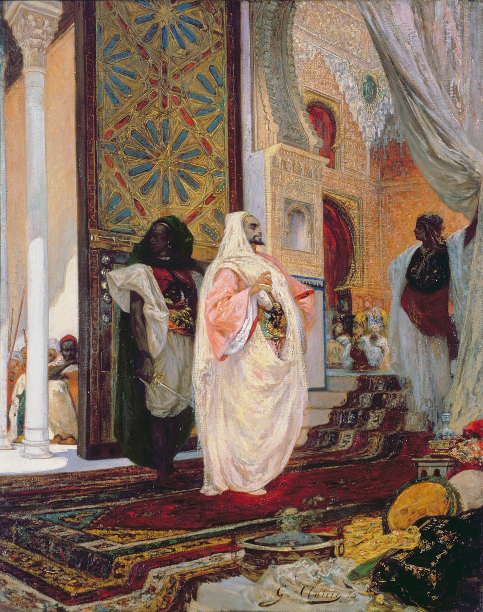 Entrar en el harén de Georges Clairin