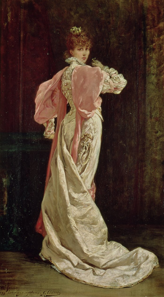 Sarah Bernhardt (1844-1923) en el papel de la Reina en 