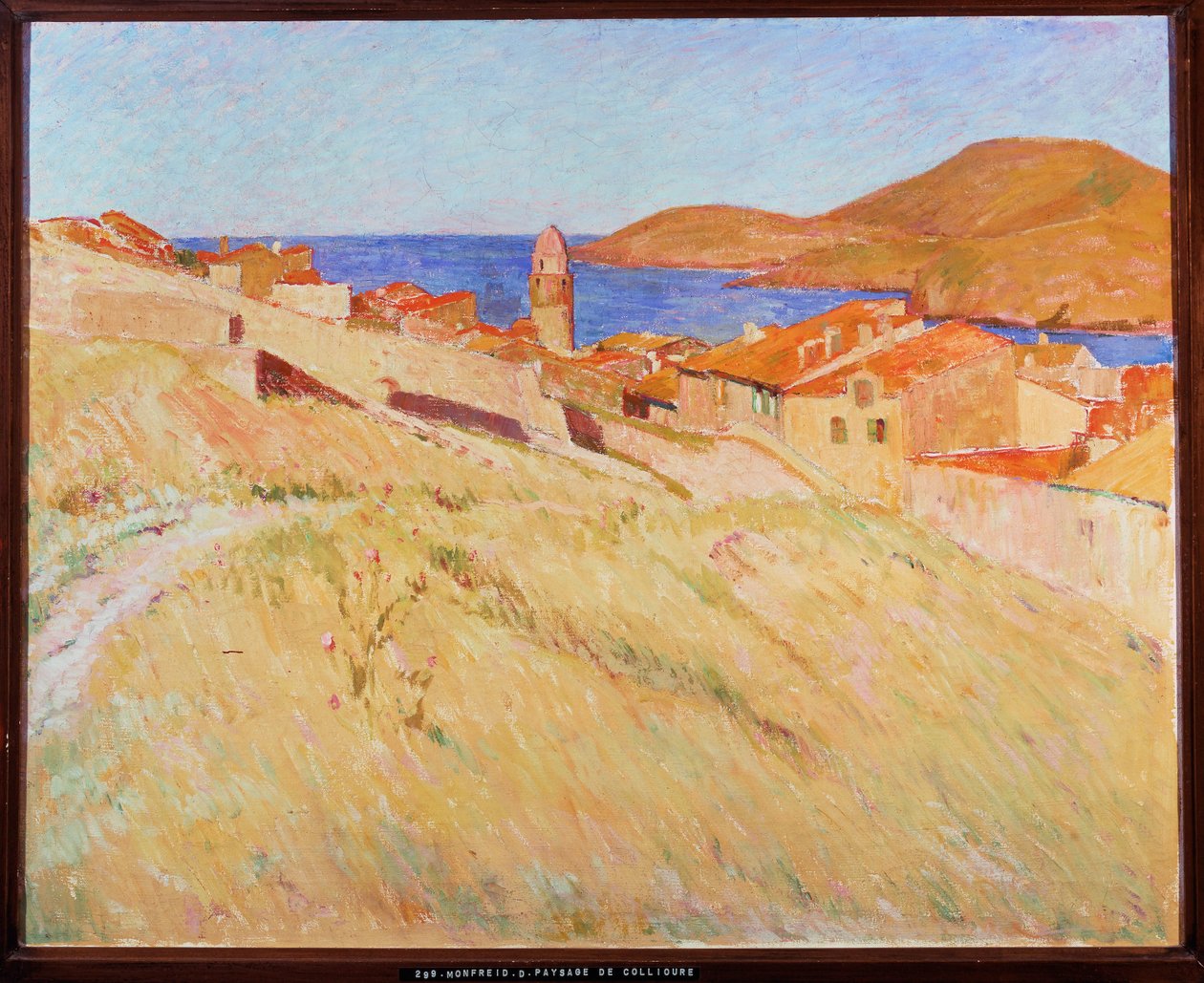 Paisaje alrededor de Colliure (pintura sobre lienzo) de Georges Daniel de Monfreid