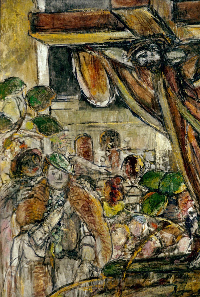 Detalle de Cristo camino del Calvario de Georges Desvallieres