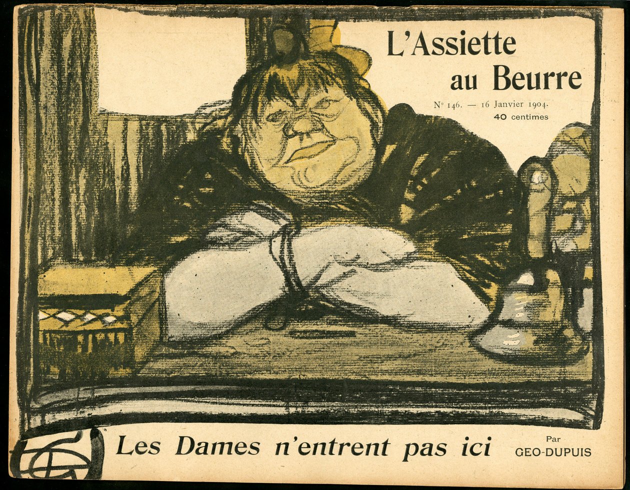 Portada de “” "L’Assiette au Beurre”””, número 146, Satírica en color de Georges Dupuis