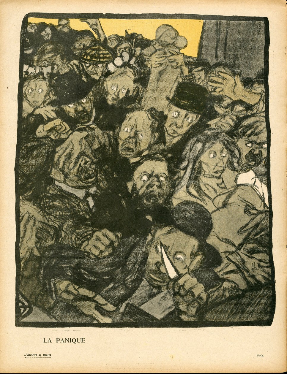 The Butter Plate, número 153, satírico en color de Georges Dupuis
