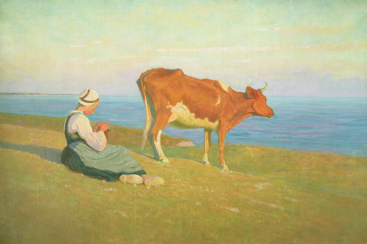 Atardecer, Bretaña de Georges Gascoyne