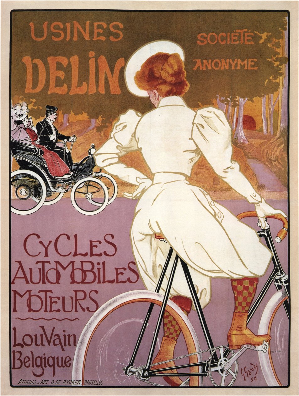 Delin Cycles Automobiles Moteurs, 1898 de Georges Gaudy