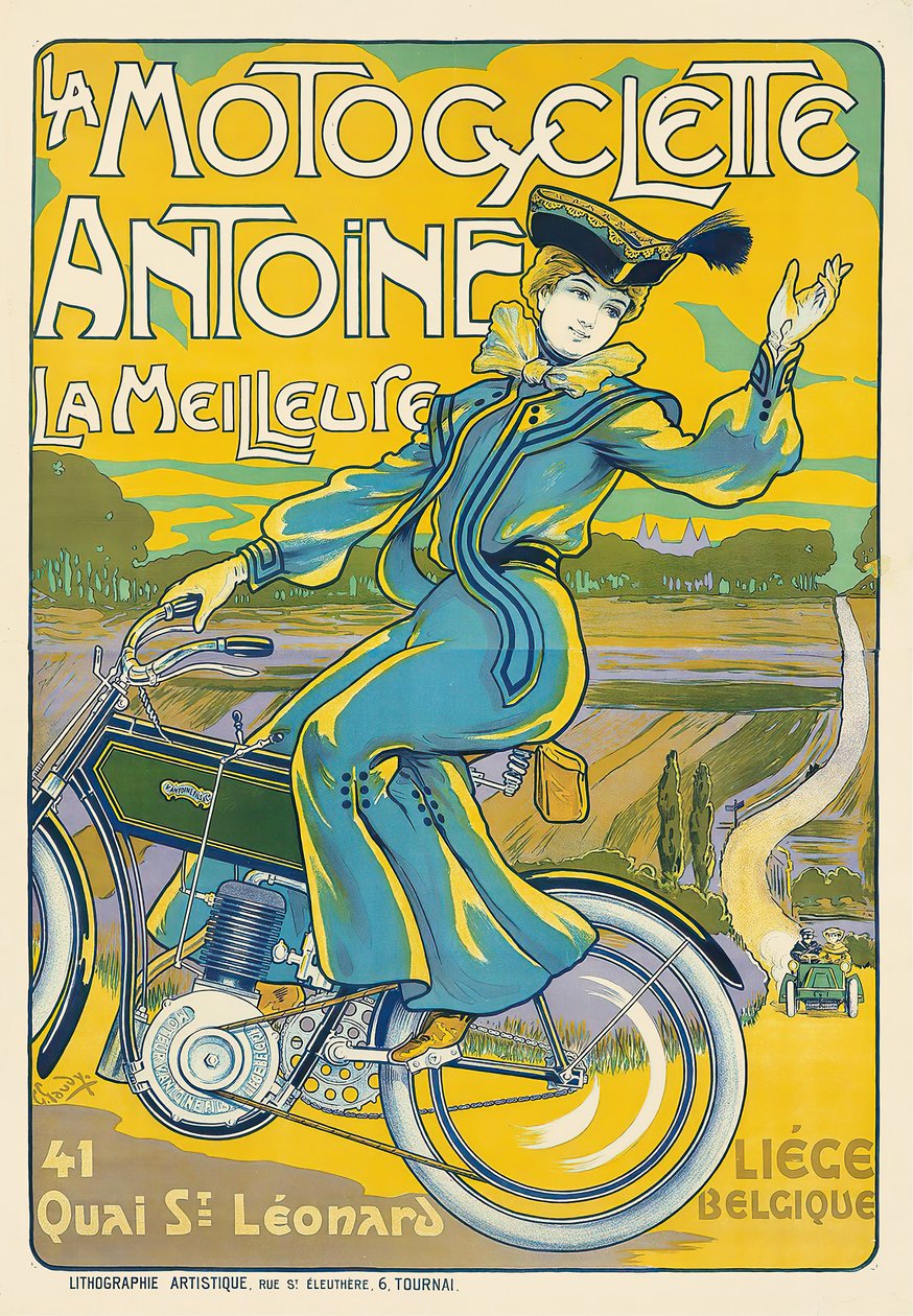 La Motocyclette Antoine de Georges Gaudy
