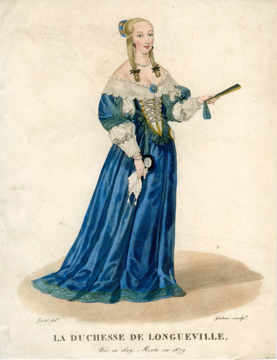 Ana Genoveva de Borbón-Condé, Duquesa de Longueville, Ana de Bretaña, principios del siglo XIX de Georges Jacques Gatine
