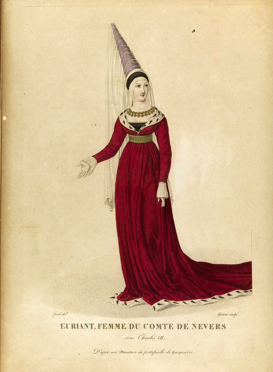 Euryanthe - Gatine, Georges Jacques (1773-1831) - Finales del siglo XVIII - Aguafuerte, acuarela - Colección privada de Georges Jacques Gatine