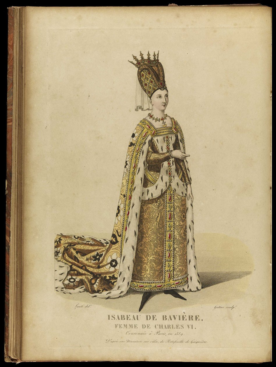Isabeau de Baviera, Reina de Francia, finales del siglo XVIII de Georges Jacques Gatine