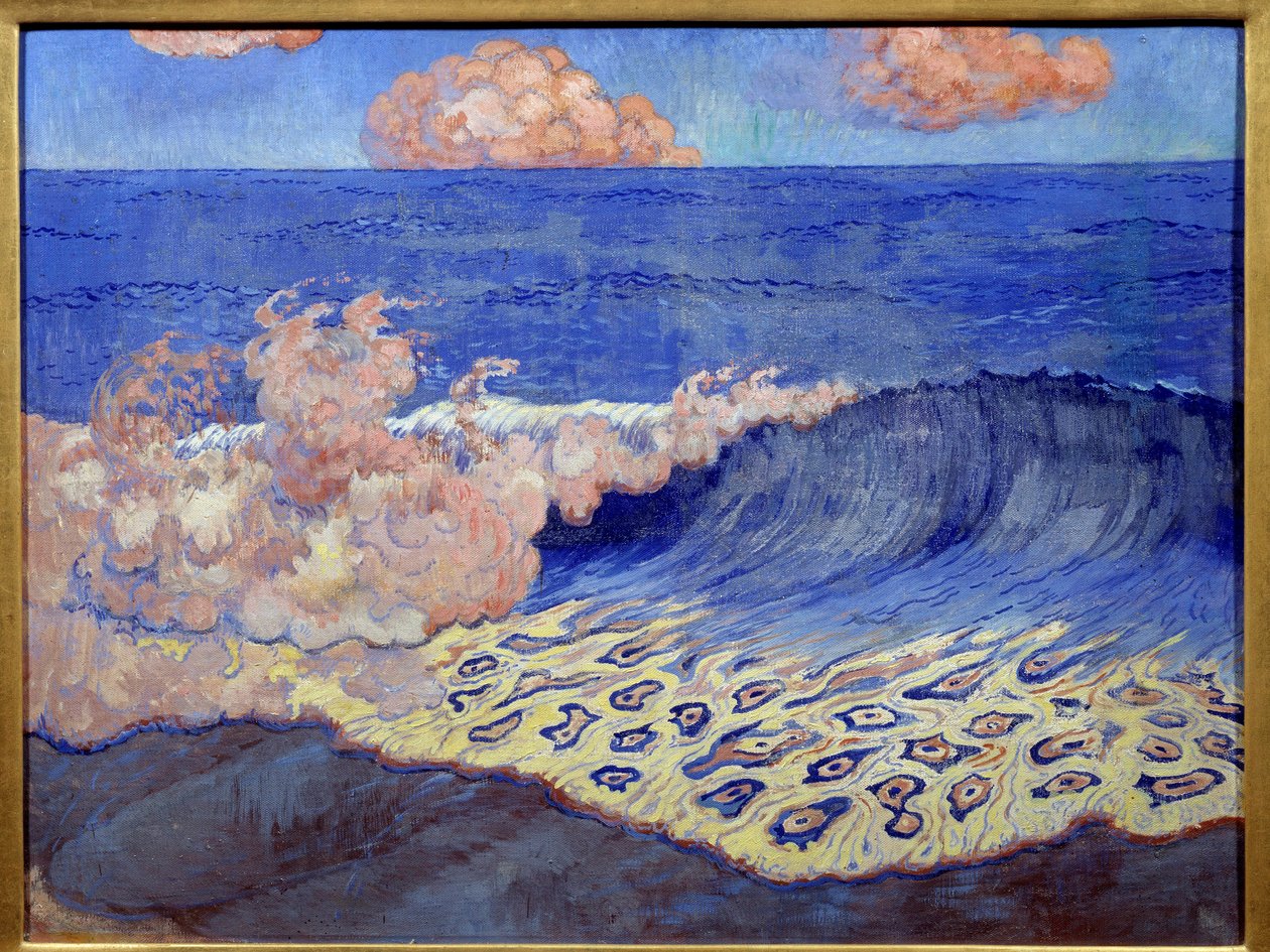 Azul marino, efectos de ola de Georges Lacombe