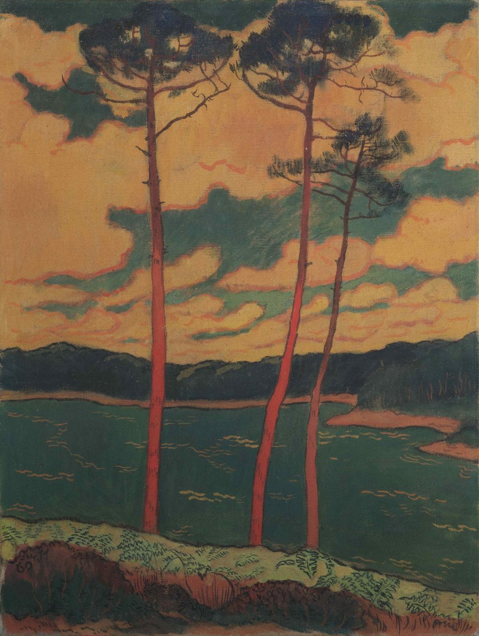Les Pins rouges, 1888 de Georges Lacombe