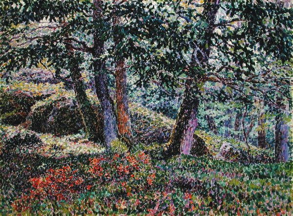 Robles y arbustos de arándanos | Georges Lacombe
