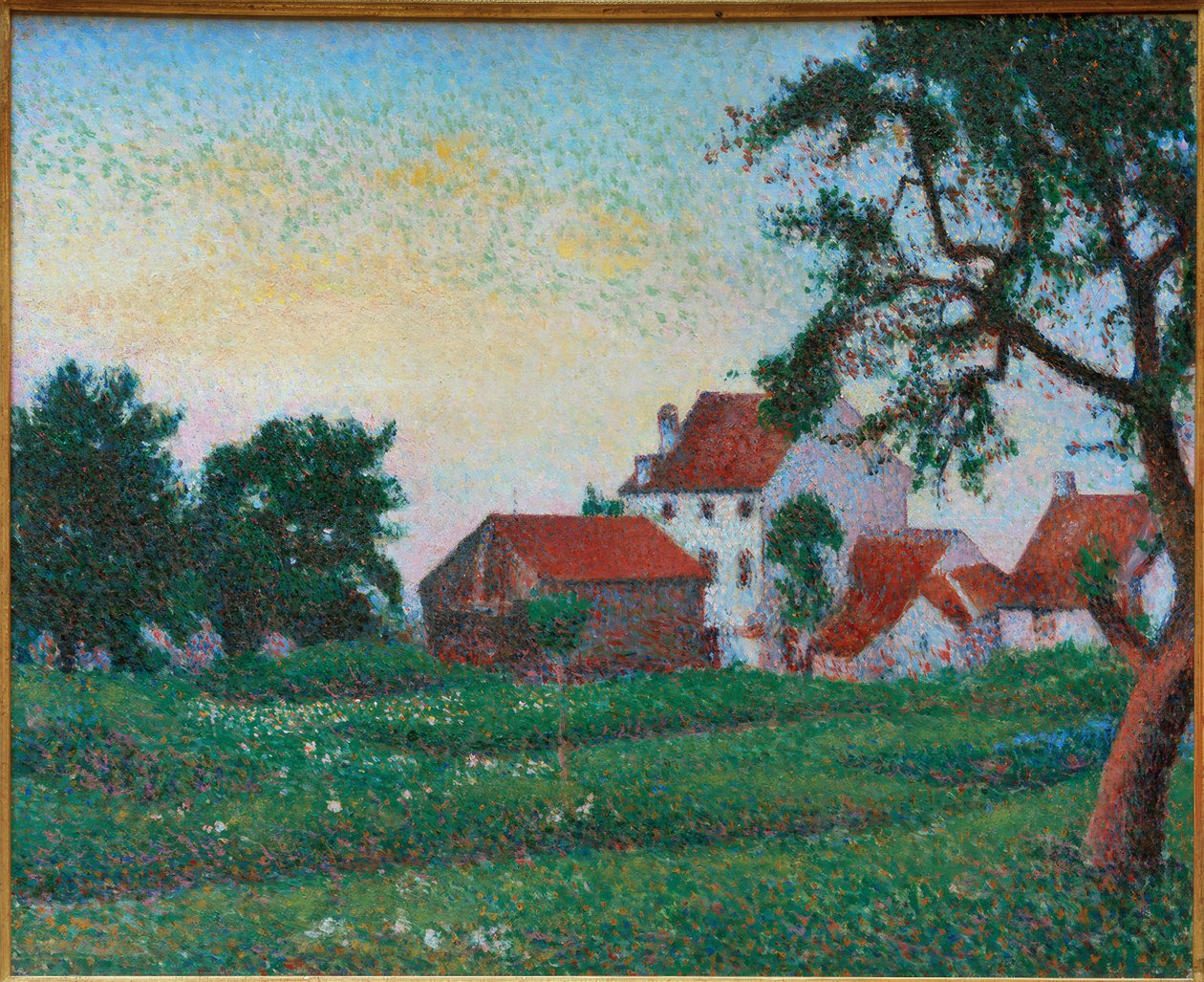 La casa de los Fourmarier en la Hulpe de Georges Lemmen