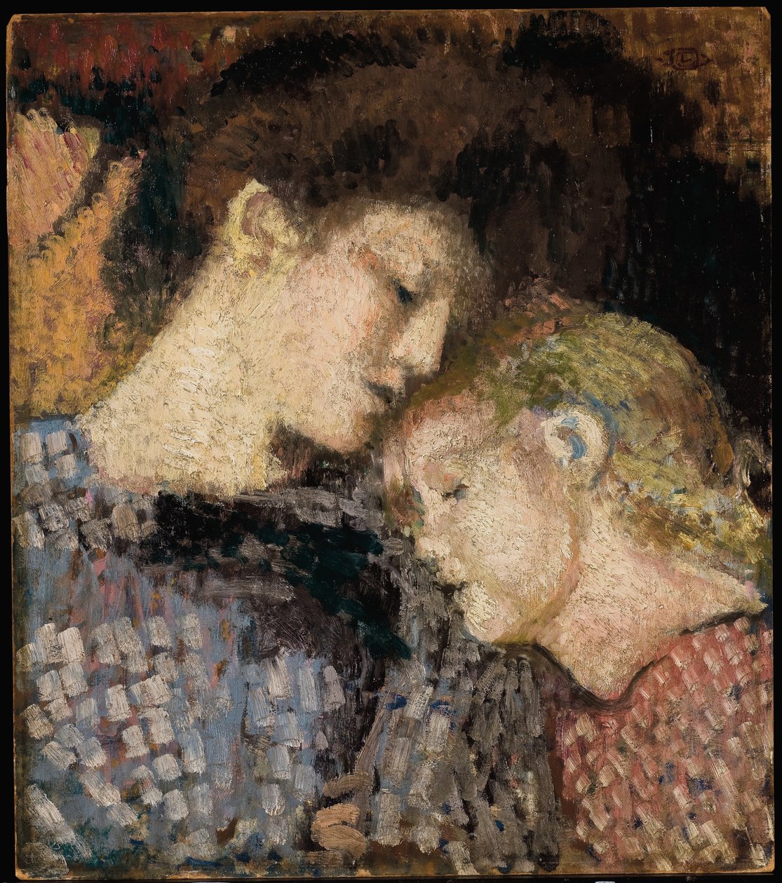 Mujer y niño de Georges Lemmen
