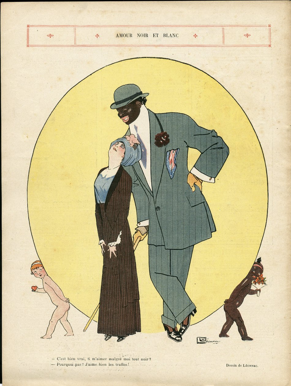 Ilustración de Georges Leonnec (1881-1940) en Le Lire de Georges Leonnec