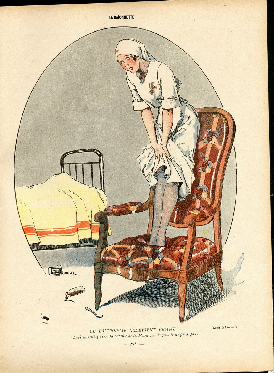 La Baionnette, sátira de colores de Georges Leonnec