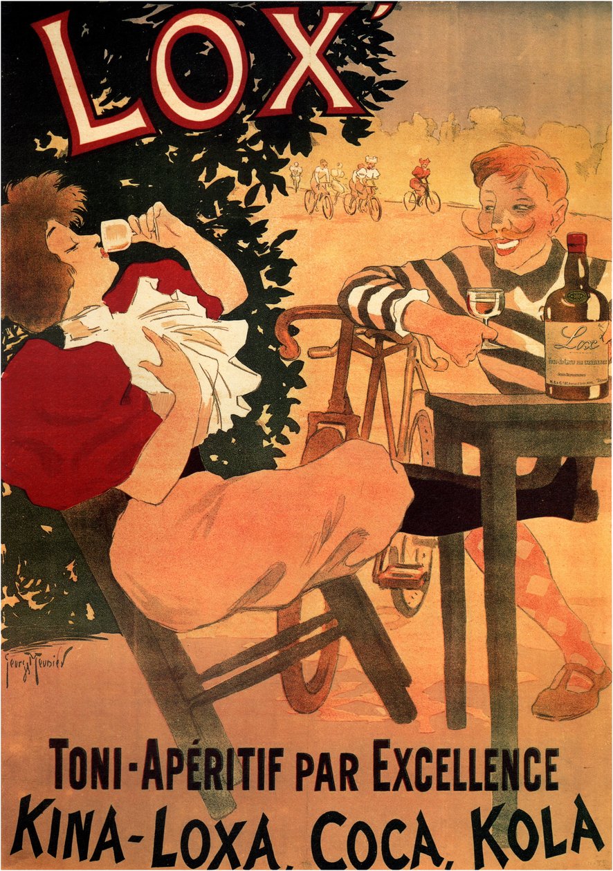 Publicidad para la marca de vino Lox (cartel) de Georges Meunier