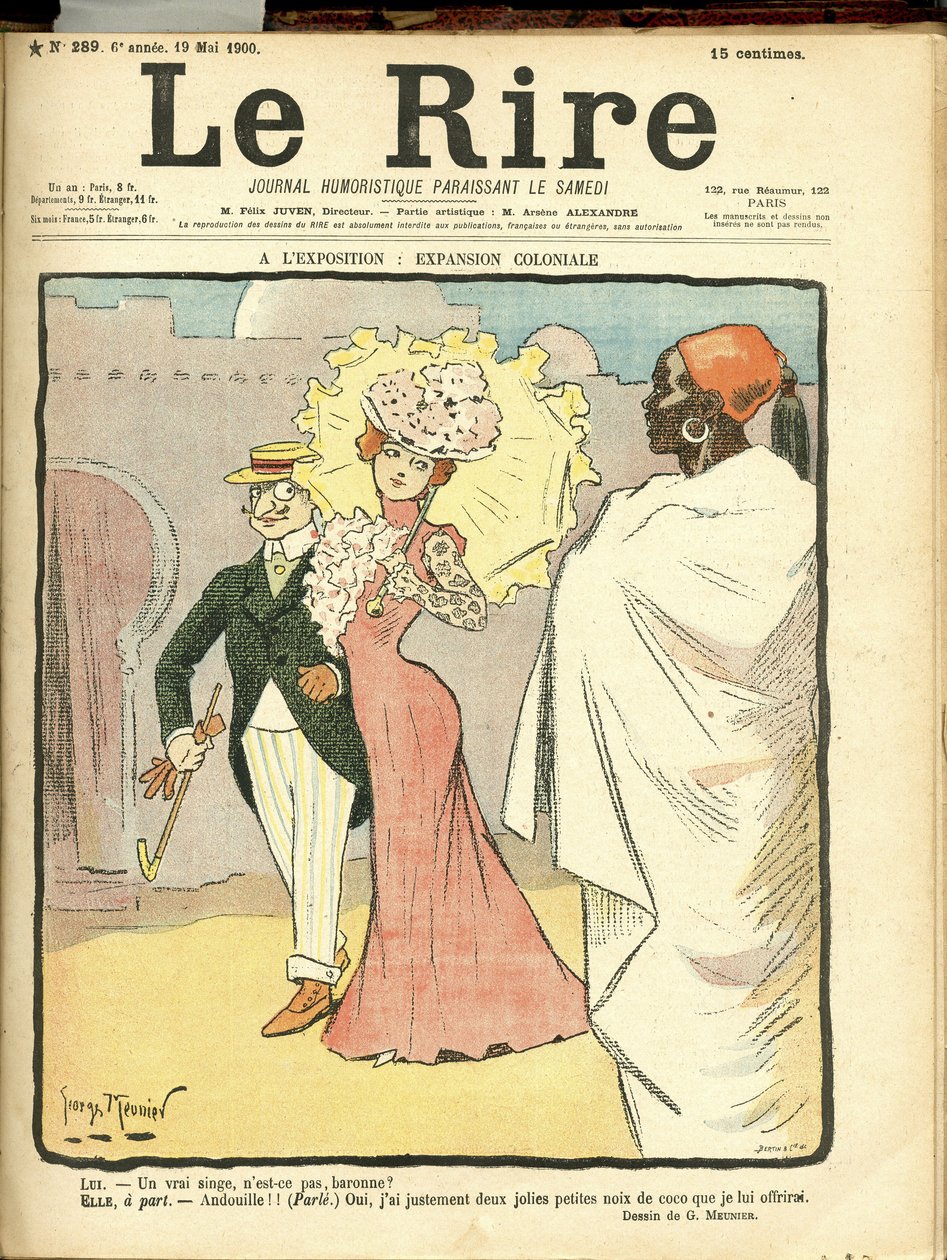 Ilustración de Georges Meunier (1869-1934) para la Portada de Le Rire de Georges Meunier